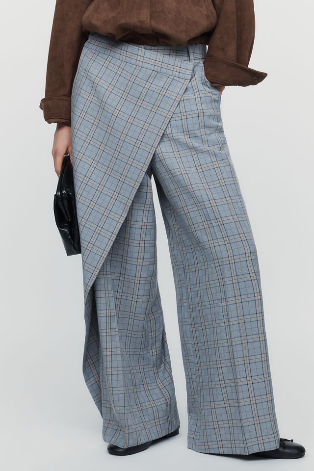 Whiteroom + Cactus Wrap Front Wide Leg Trousers #1