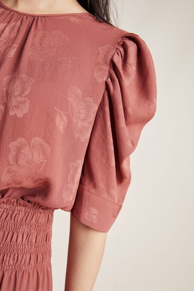 Castille Wide-Leg Jacquard Jumpsuit #1