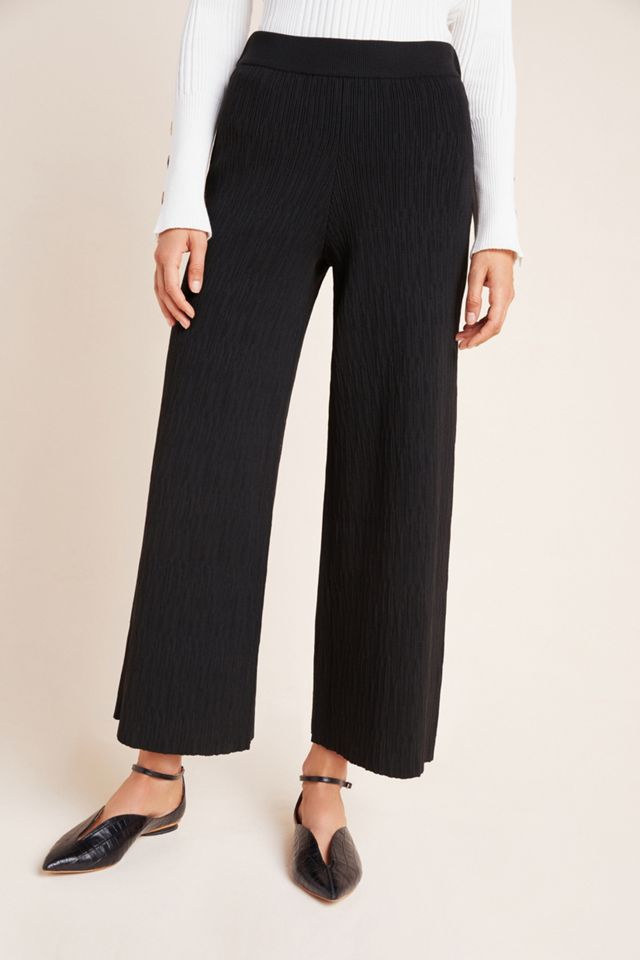 Allene Knit Wide-Leg Pants #1