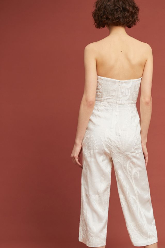 Natalie Embroidered Wide-Leg Jumpsuit #1
