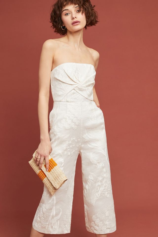 Natalie Embroidered Wide Leg Jumpsuit