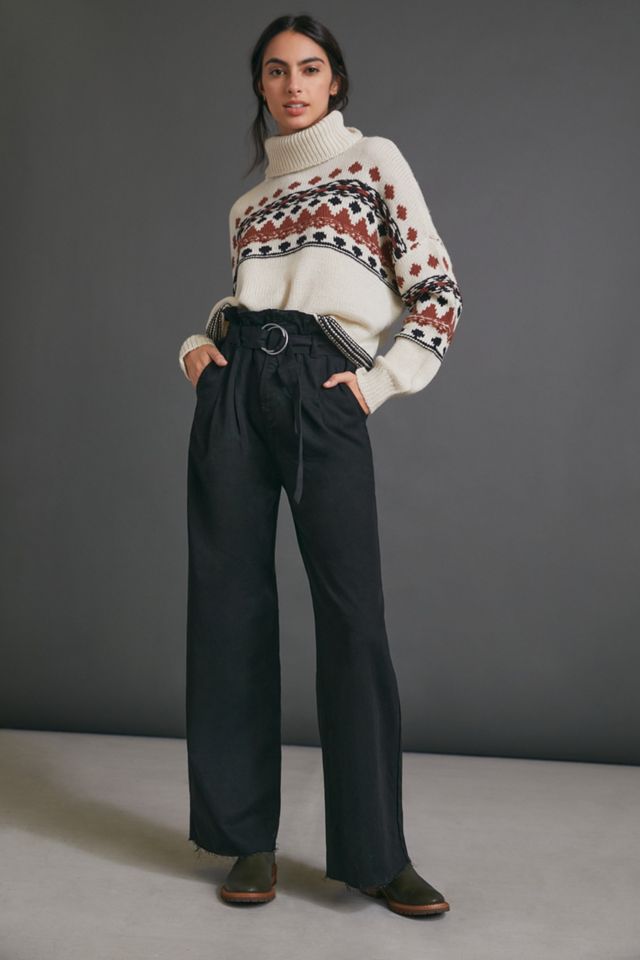 Arlo Wide Leg Suiting Trouser - Black main image 0
