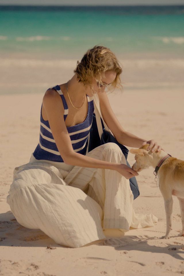Pilcro Tiered Palazzo Pants | Anthropologie