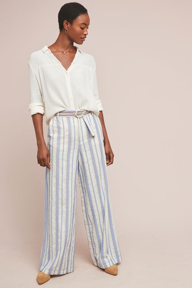 Anthropologie best sale striped pants