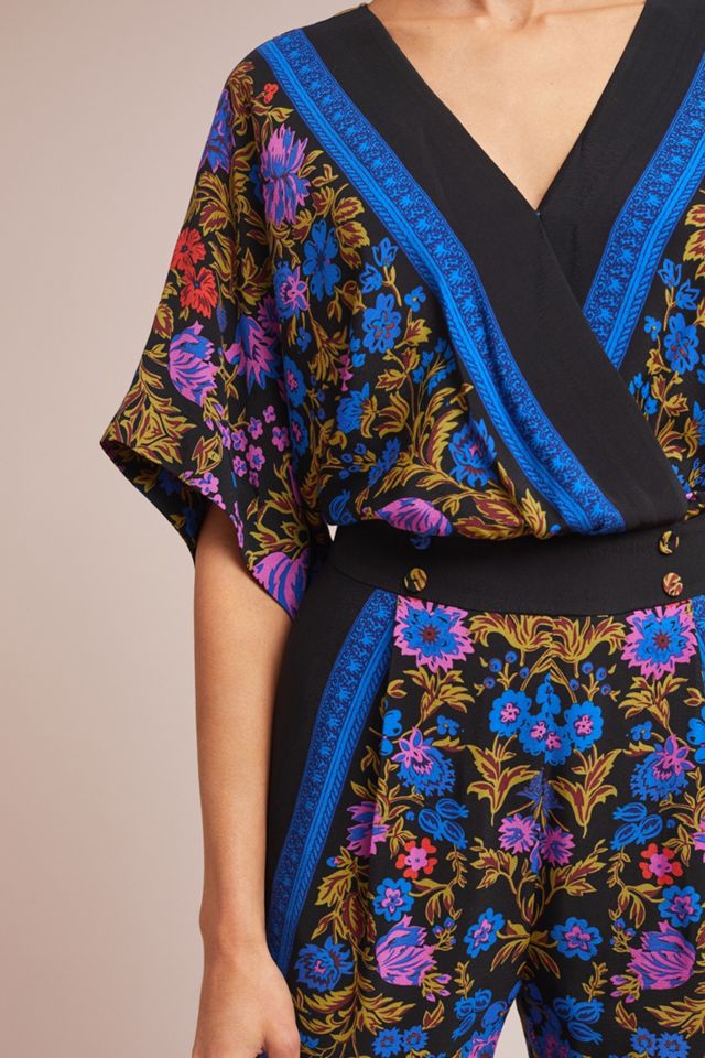 Scarf-Printed Jumpsuit #2