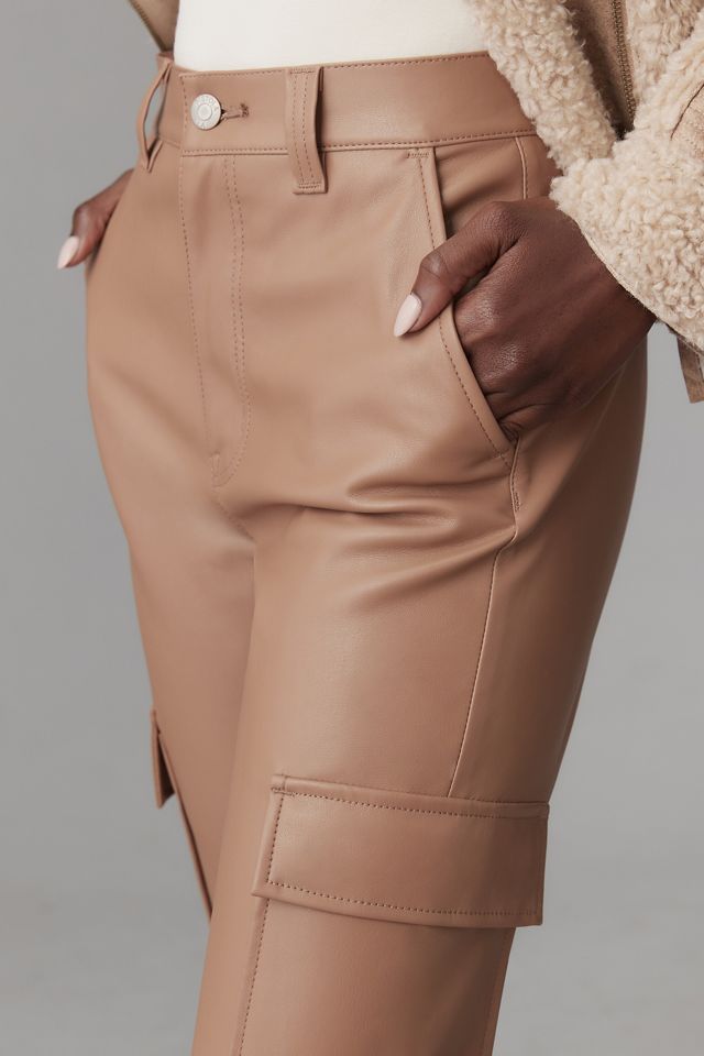 Pistola Cassie Faux Leather Utility Super High-Rise Straight-Leg Jeans #2