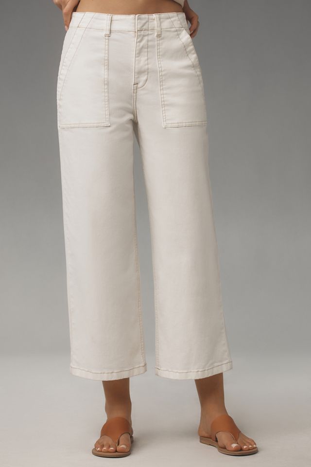 Pistola Sophia Stretch Cotton Ankle Wide Leg Pants Size 25