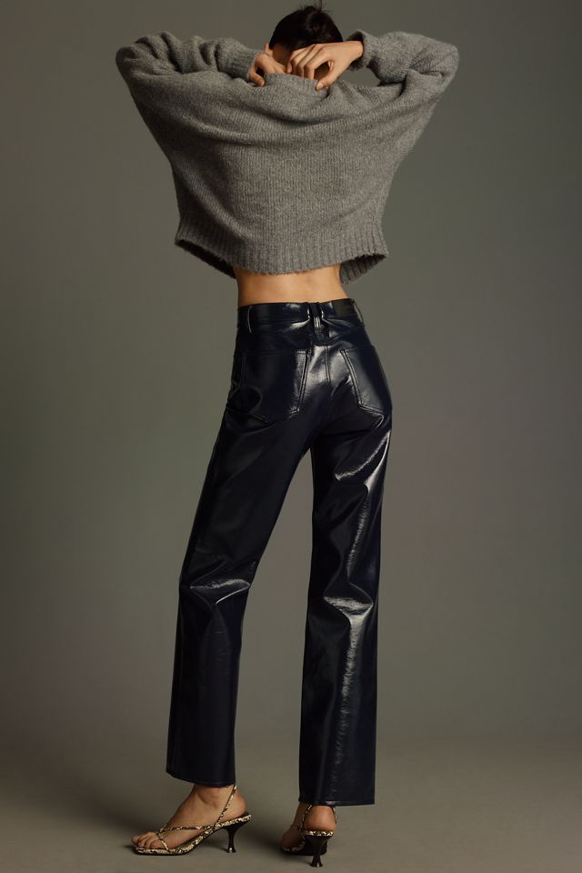 Pistola Cassie Vinyl Super High-Rise Straight-Leg Pants #2