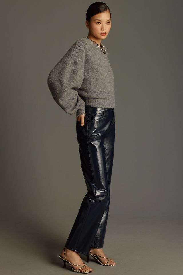 Pistola Cassie Vinyl Super High-Rise Straight-Leg Pants #3