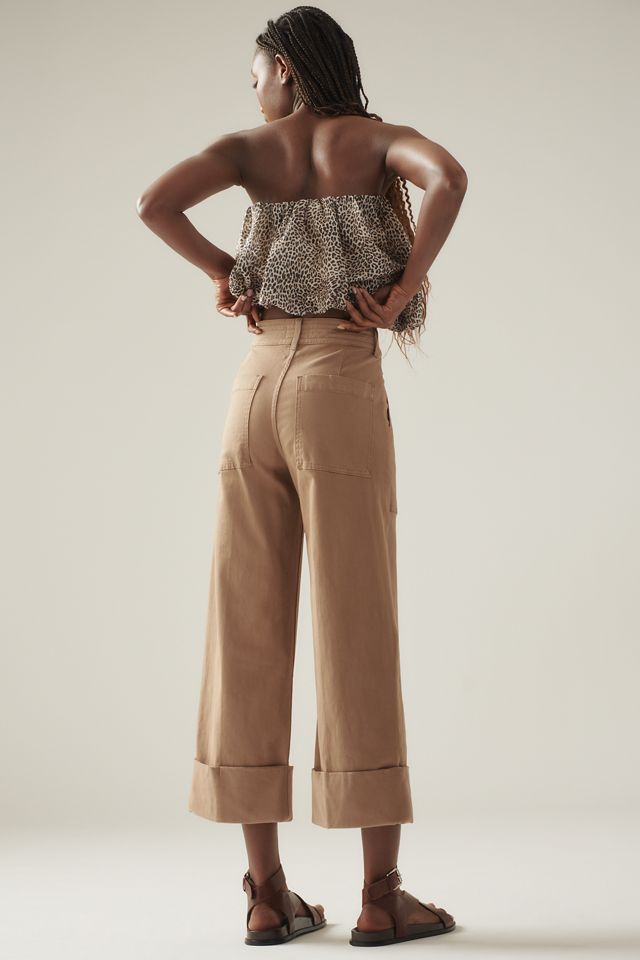 Pistola Maya High-Rise Cuffed Hem Wide-Leg Pants #2