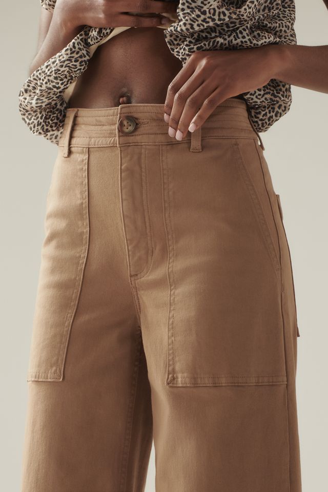 Pistola Maya High-Rise Cuffed Hem Wide-Leg Pants #3
