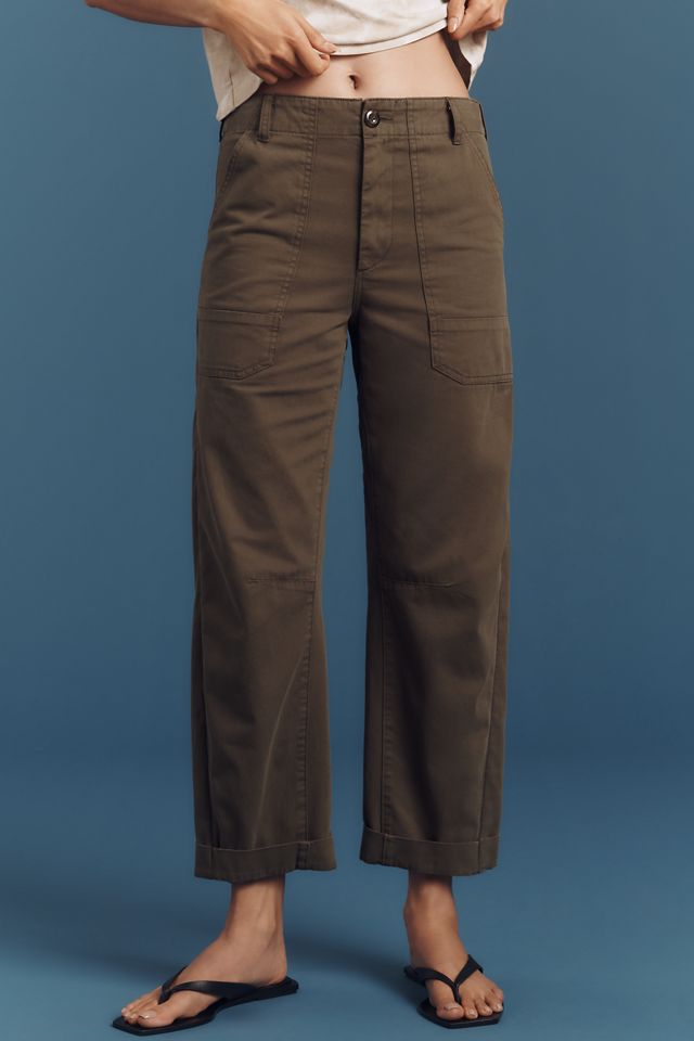 Pistola Tori Cropped Bowed Utility Pants #1