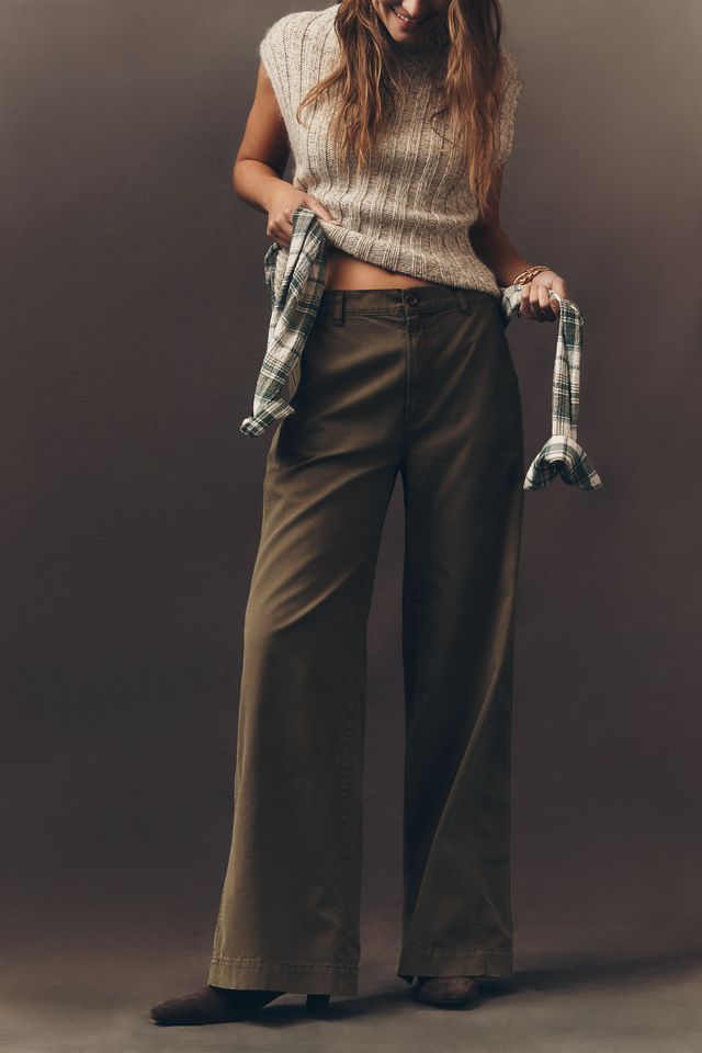 Pistola Jadyn Seamed Low-Slung Palazzo Pants #1