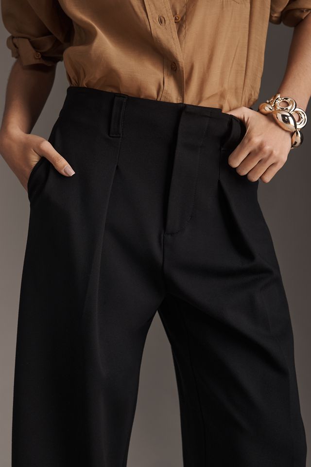 Pistola Eden High-Rise Pleated Ponte Pants #2