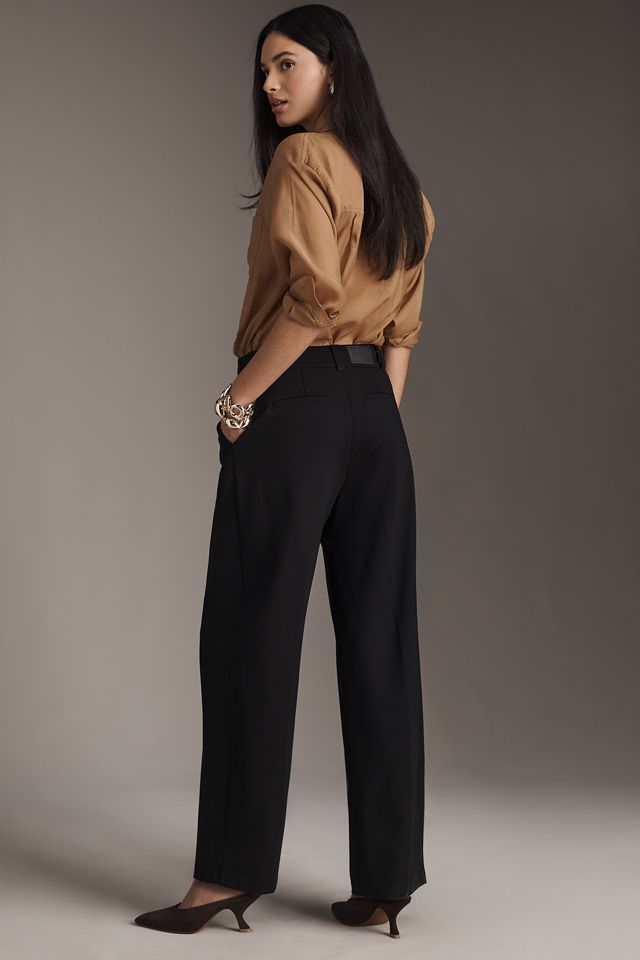Pistola Eden High-Rise Pleated Ponte Pants #3