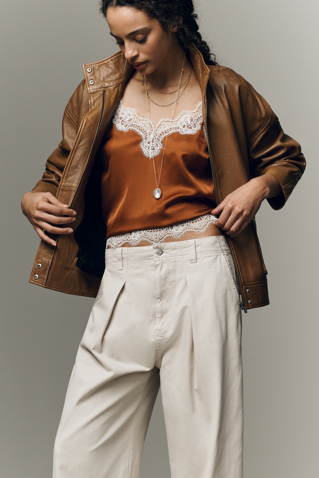 Pistola Eden Pleated Barrell Trousers