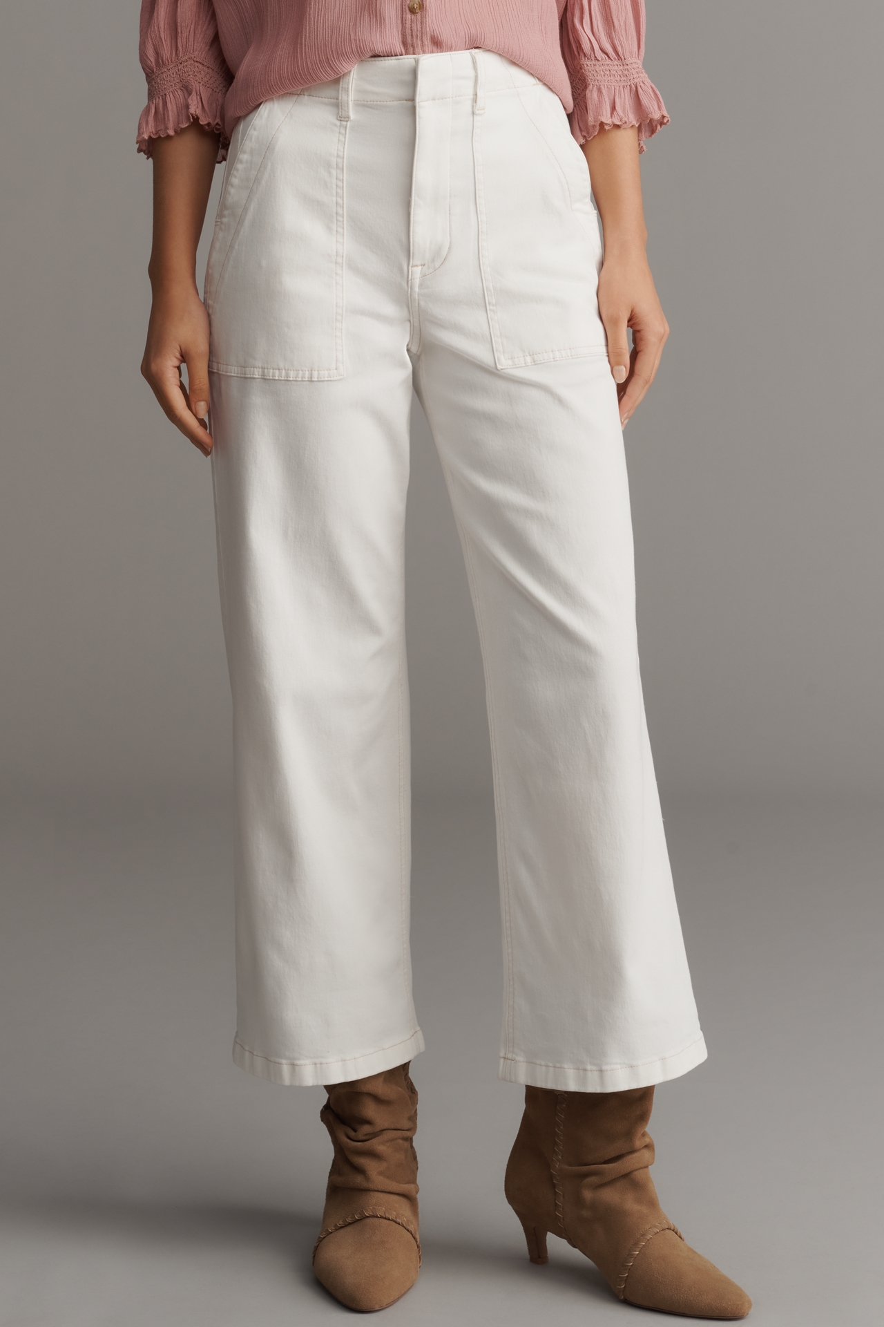 Pistola Sophia Crop Wide-Leg Pants