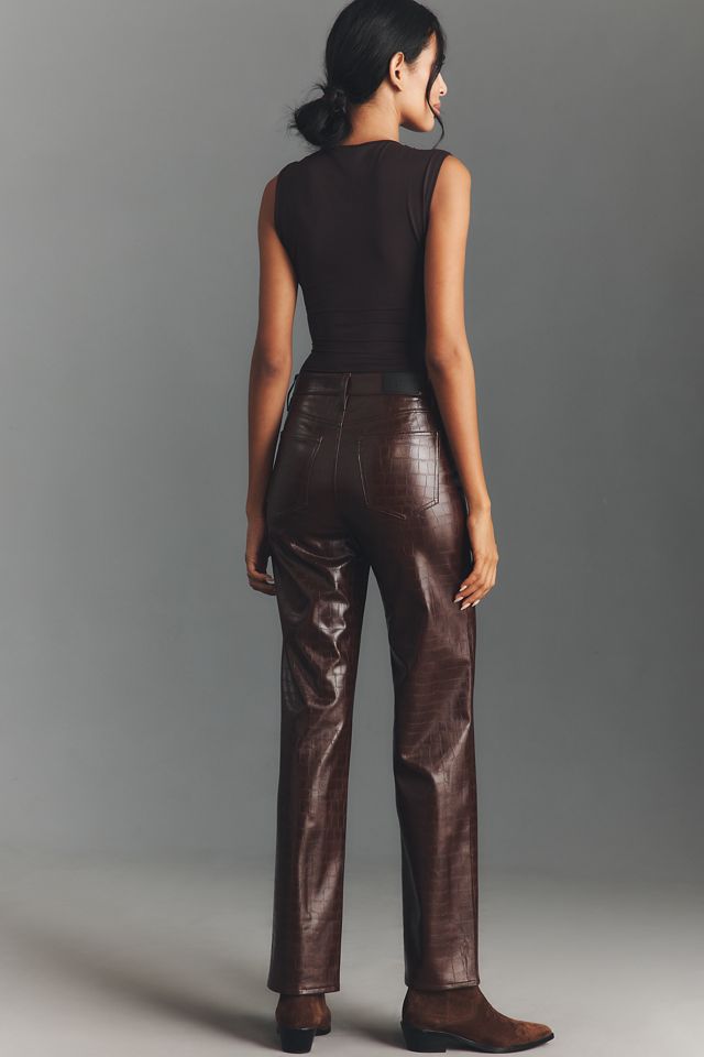 Pistola Cassie Super-High-Rise Faux-Leather Pants #1