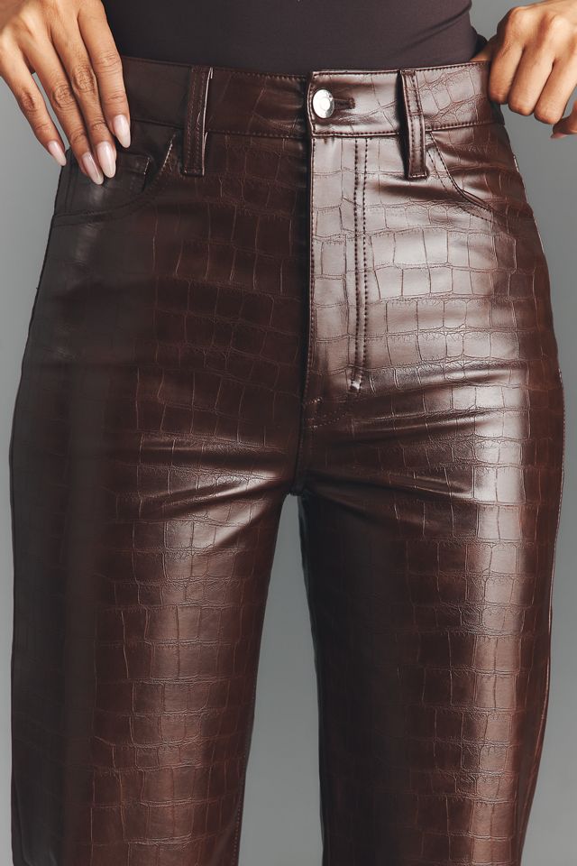 Pistola Cassie Super-High-Rise Faux-Leather Pants #3