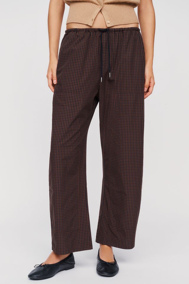 Pistola Theo Drawstring Poplin Pants #1