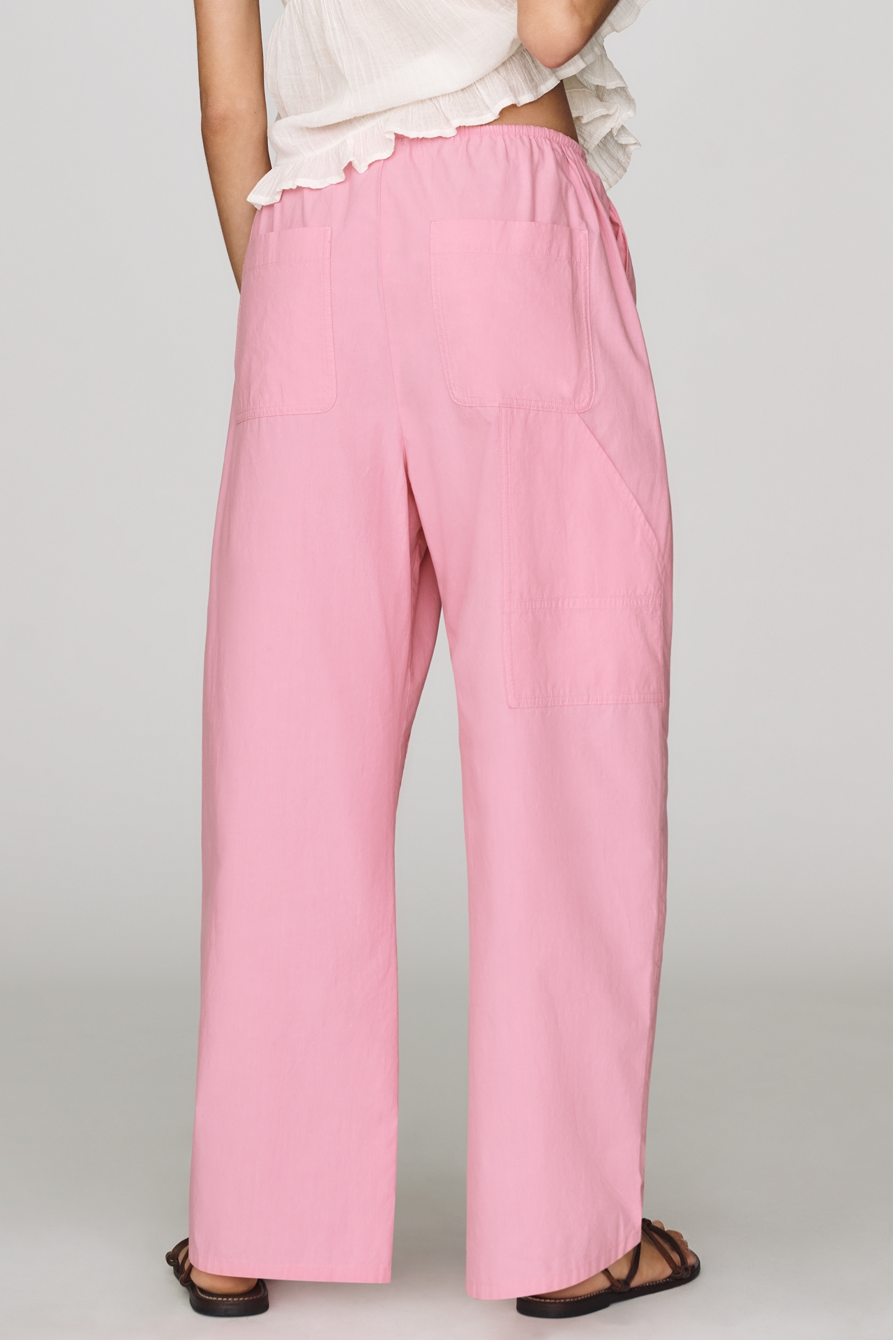 Pistola Theo Drawstring Poplin Pants