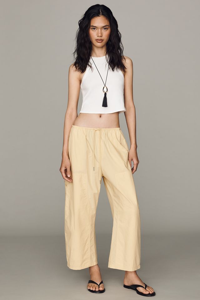 専用tao タオ コムデギャルソン 22ss ストラップ 吊り ワイドパンツ Pistola Theo Drawstring Poplin Pants | Anthropologie