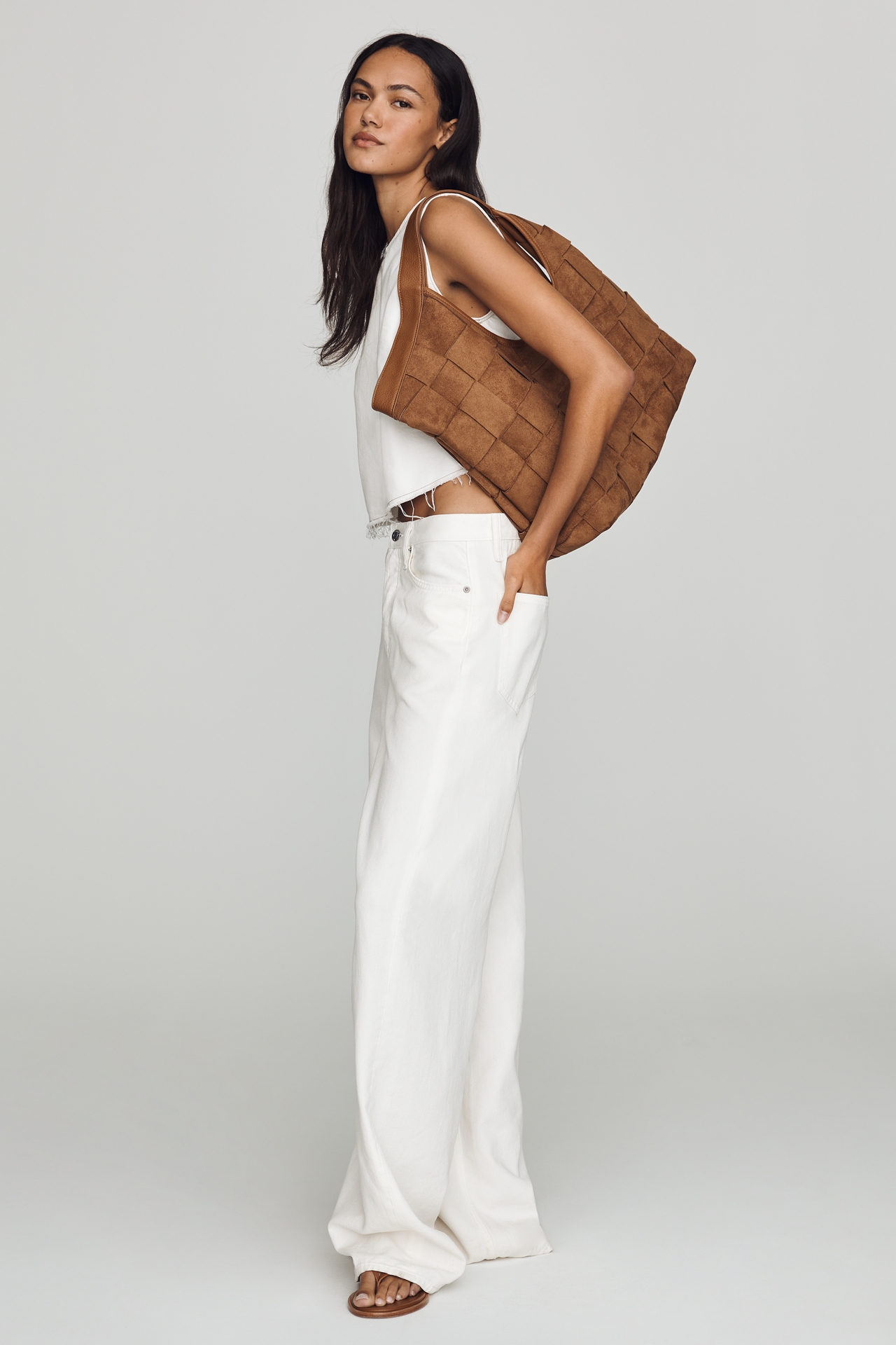 Pistola Sydney High-Rise Bow Pants