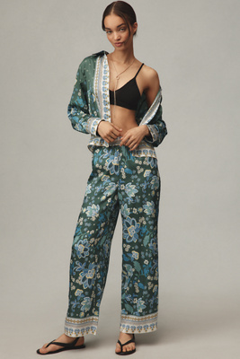 Printed Pull-On Pants