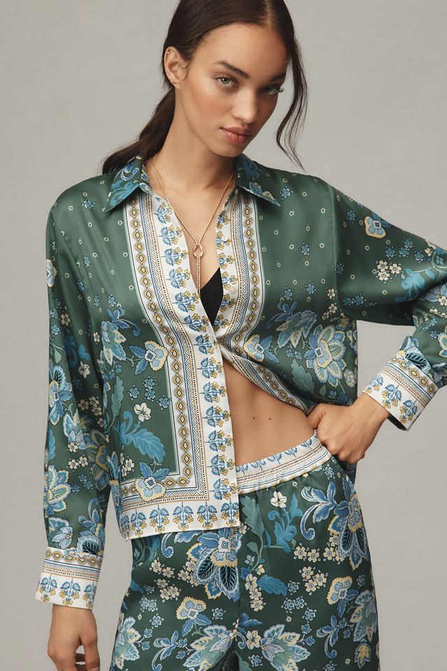 Maeve Printed Pull-On Pants #2