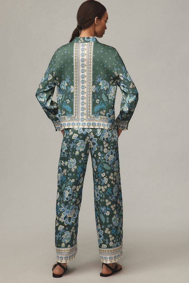 Maeve Printed Pull-On Pants #3