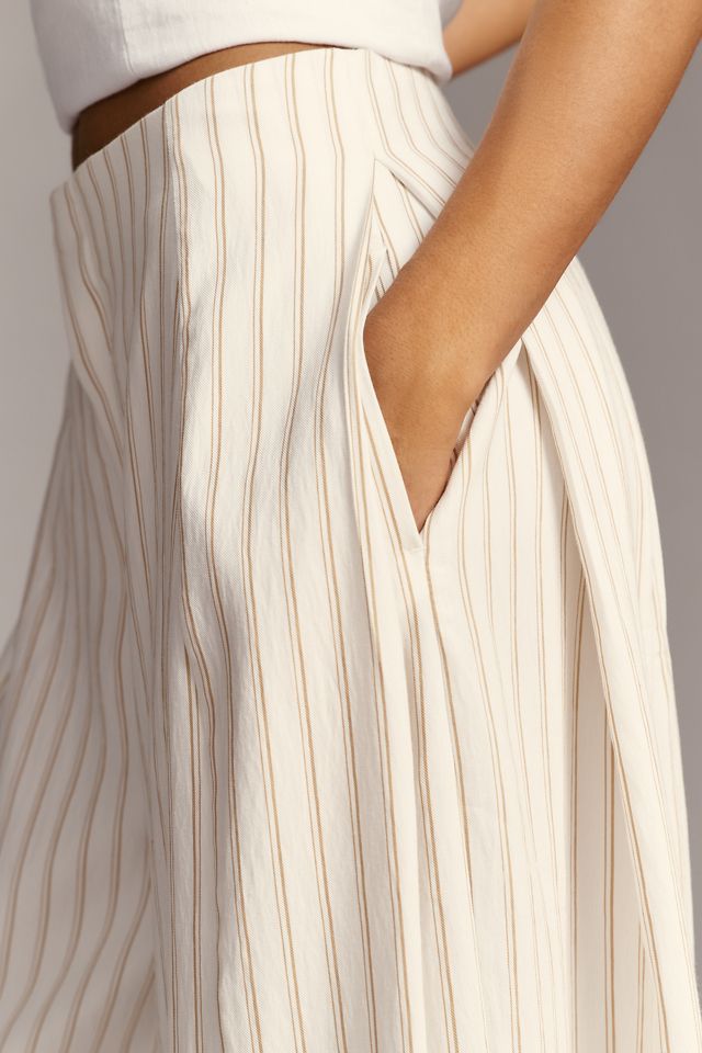 Maeve Draped A-Line Palazzo Pants #3