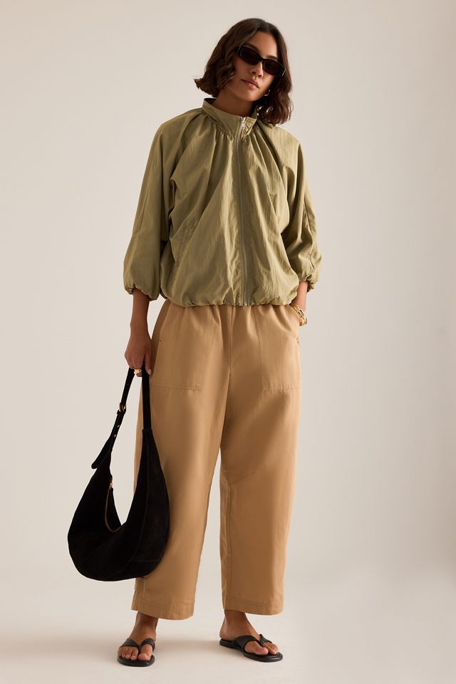 By Anthropologie Billie Barrel-Hose aus Baumwoll-Leinen #3