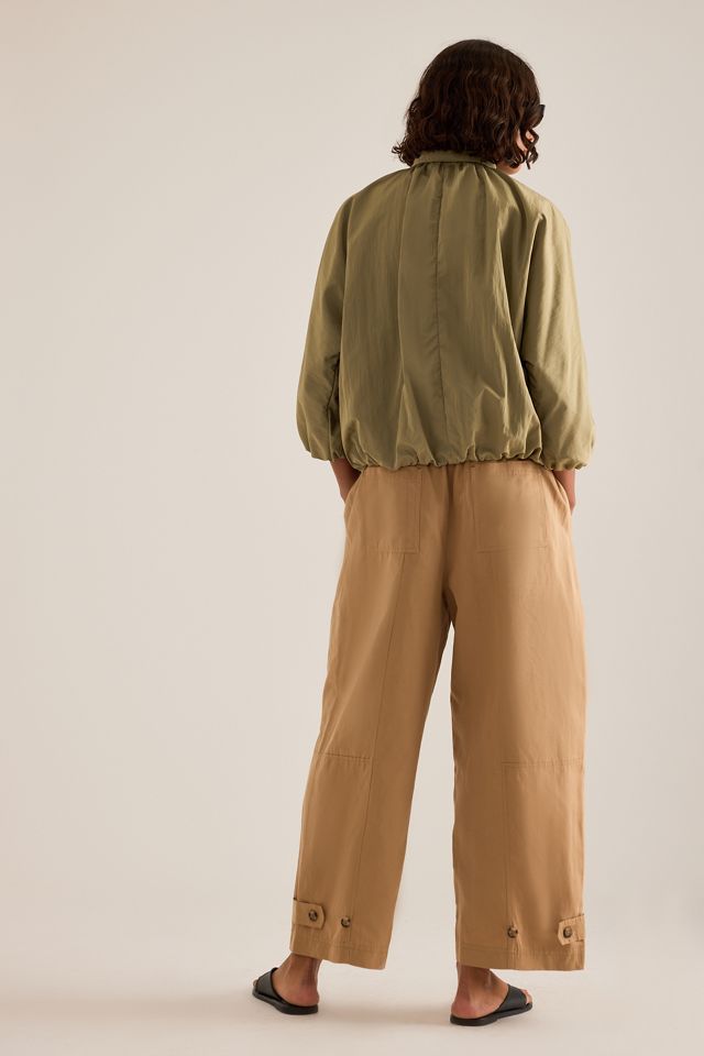 By Anthropologie Billie Barrel-Hose aus Baumwoll-Leinen #4