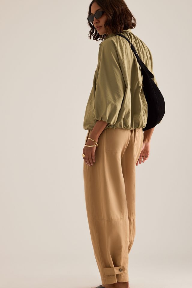 By Anthropologie Billie Barrel-Hose aus Baumwoll-Leinen #5