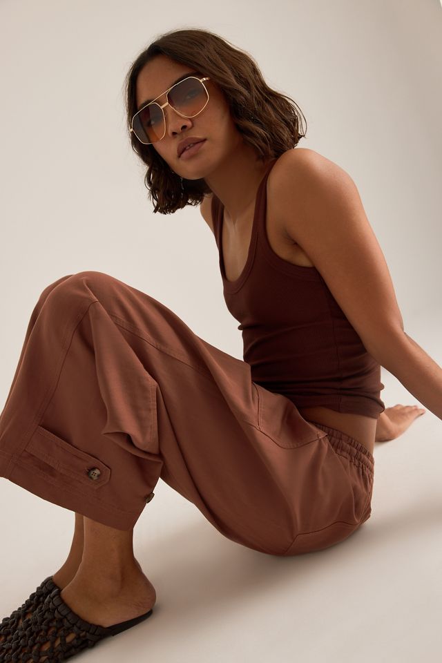 By Anthropologie Billie Barrel Trousers #1