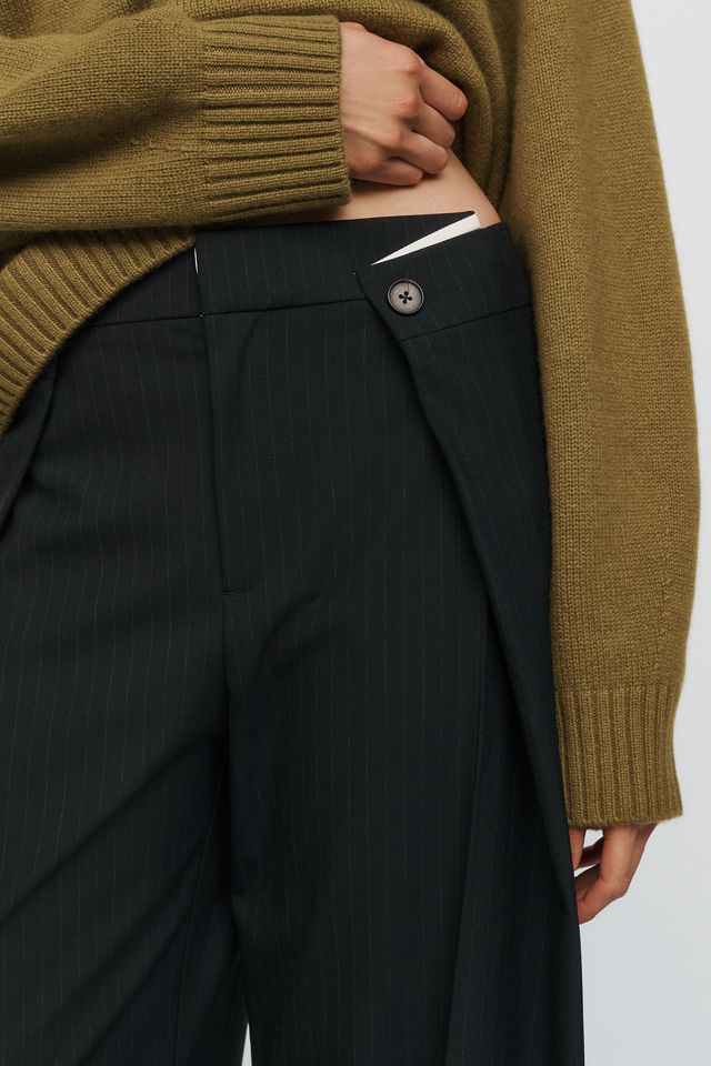 Maeve Pleated Button Trousers #3