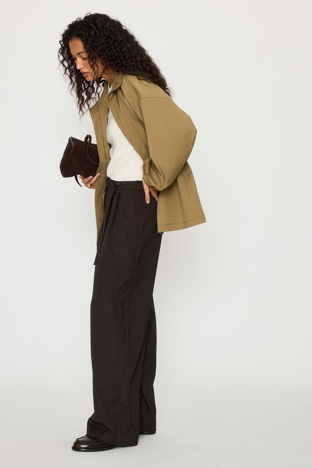 By Anthropologie Button-Waist Tailored Trousers #3