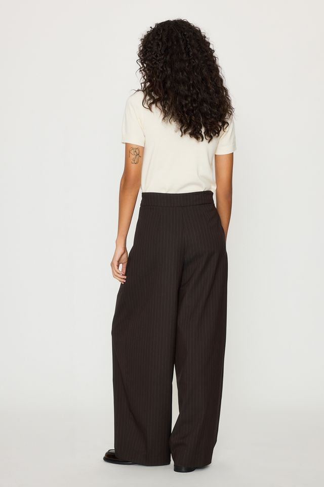 By Anthropologie Button-Waist Tailored Trousers #4