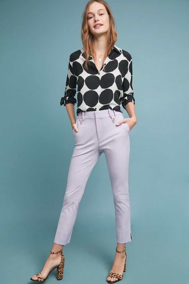 The Essential Slim Trousers | Anthropologie