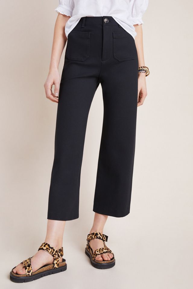 Courtney Cropped Wide-Leg Pants #2
