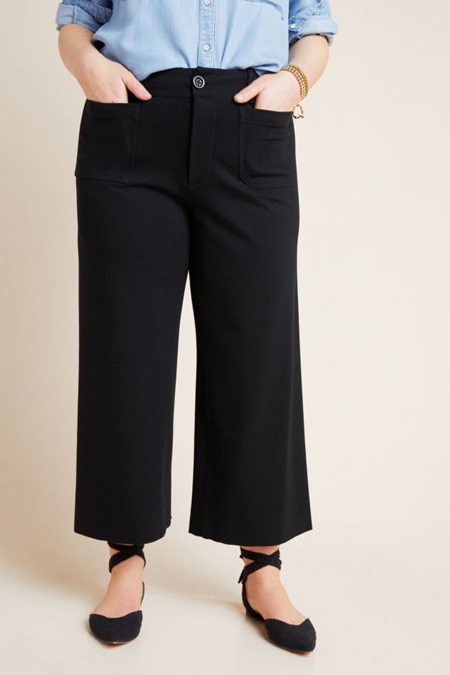 Courtney Cropped Wide-Leg Pants #7