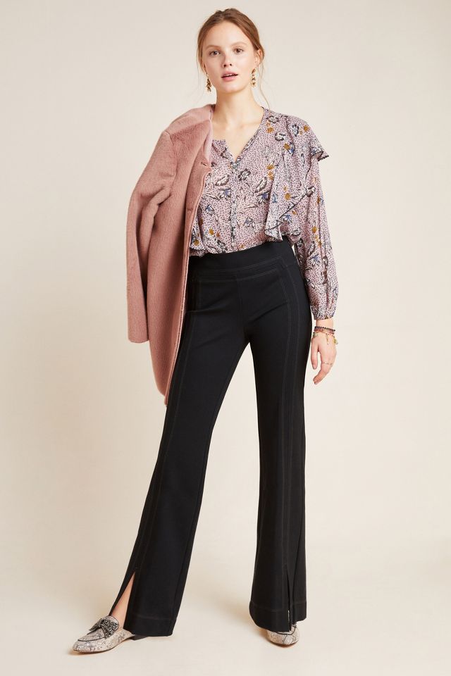 Adina Bootcut Ponte Trousers | Anthropologie