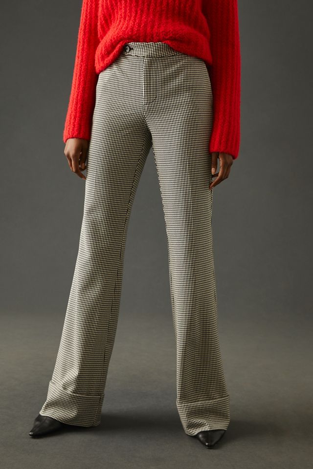 Maeve Low-Slung Flared Trousers #1