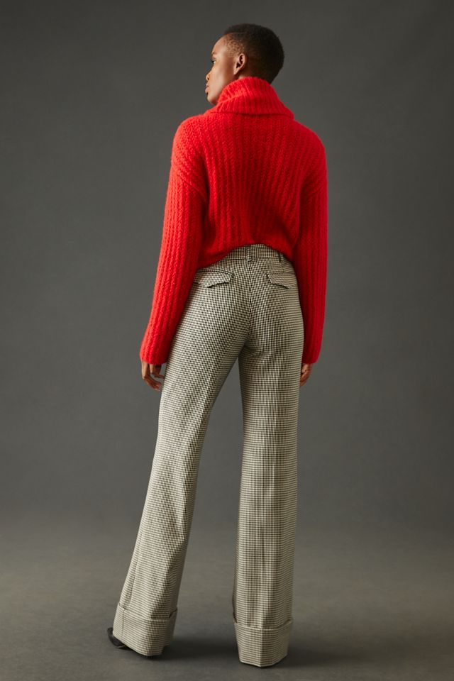 Maeve Low-Slung Flared Trousers #3