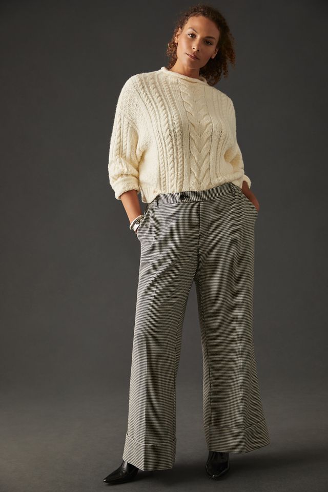 Maeve Low-Slung Flared Trousers #4