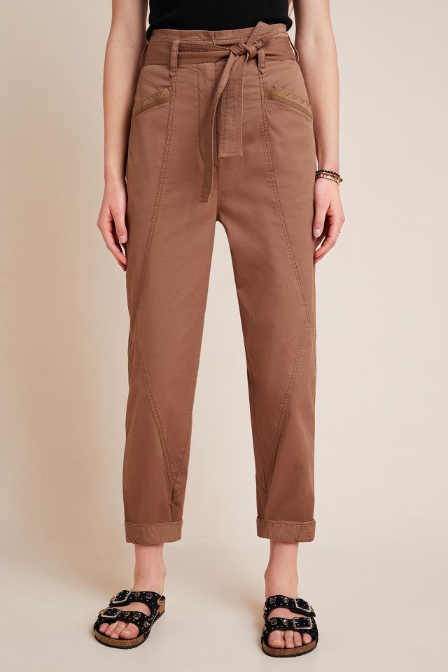 Ellie Embroidered Utility Pants