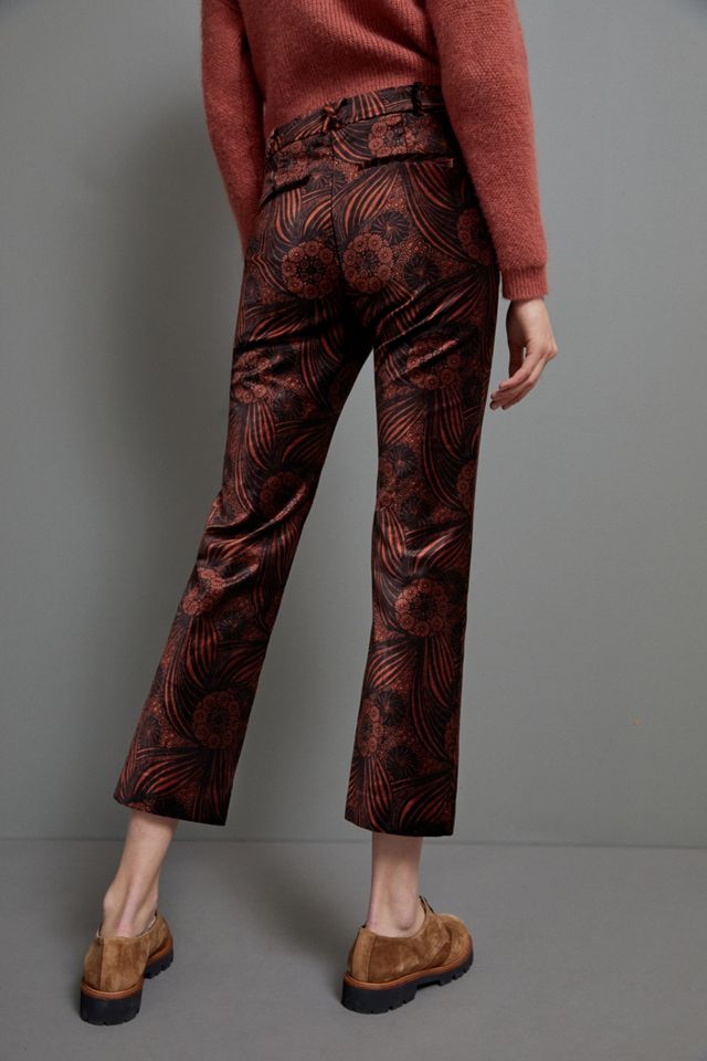 Essential Velvet Kick Flare Pants #1