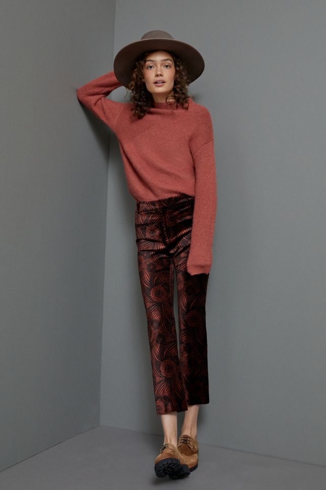 Velvet Tailored Kickflare Trousers