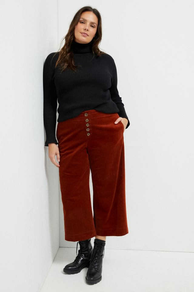 Harrison Wide-Leg Corduroy Pants | Anthropologie
