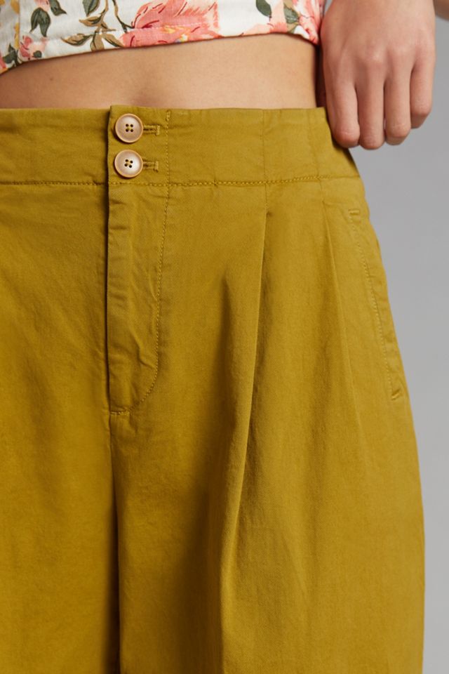 Maeve Pleated Wide-Leg Pants #1